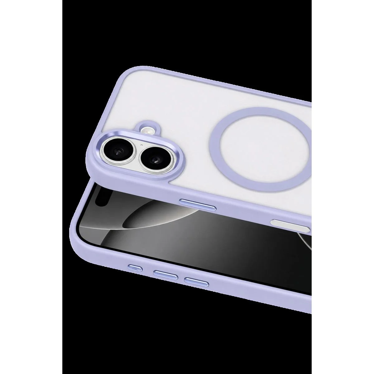 iPhone 17 ile Uyumlu Terea MagSafe Kapak - Mor iPhone 17 ile Uyumlu Terea MagSafe Kapak - Mor