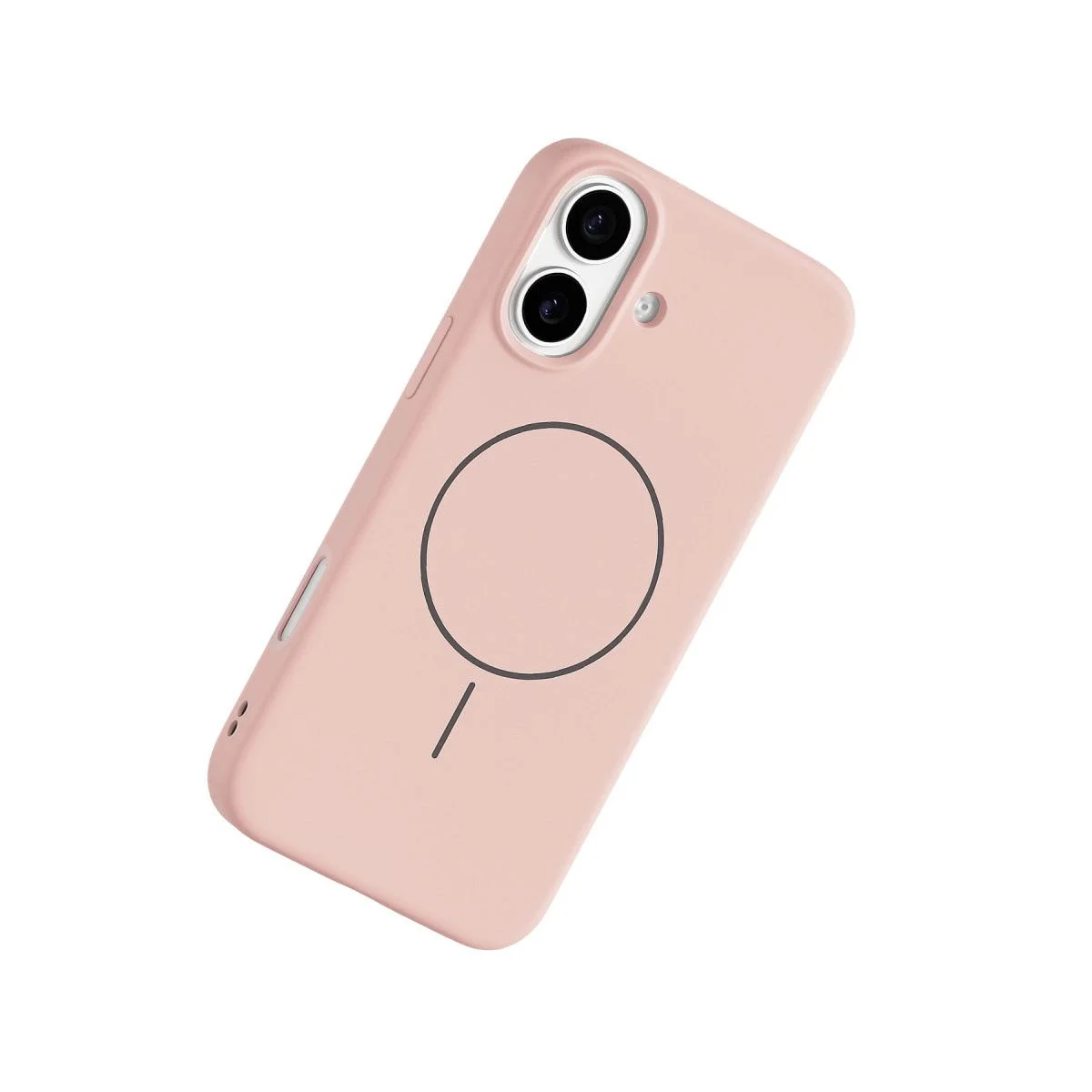 iPhone 17 ile Uyumlu Jully MagSafe Kılıf - Pudra Rengi