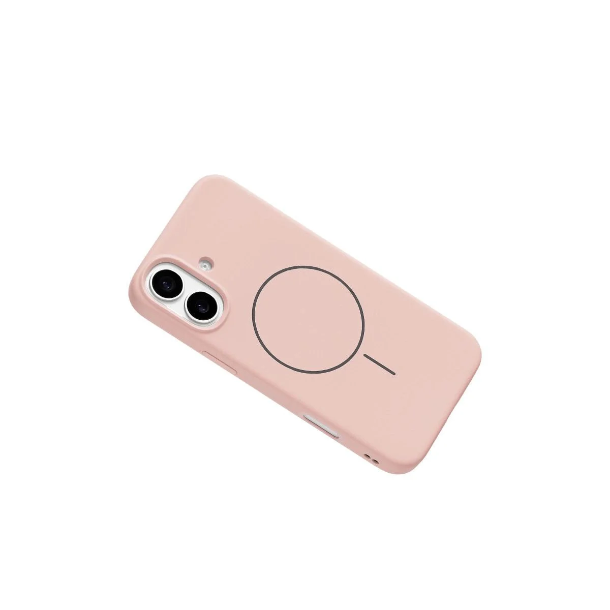 iPhone 17 ile Uyumlu Jully MagSafe Kılıf - Pudra Rengi