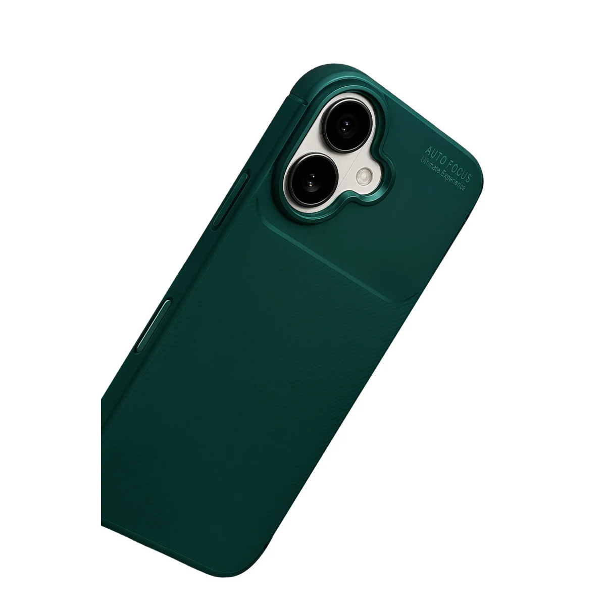 iPhone 17 Koyu Yeşil Karbon Kapak - Auto Focus Desteği ile Max Koruma ve Dayanıklılık