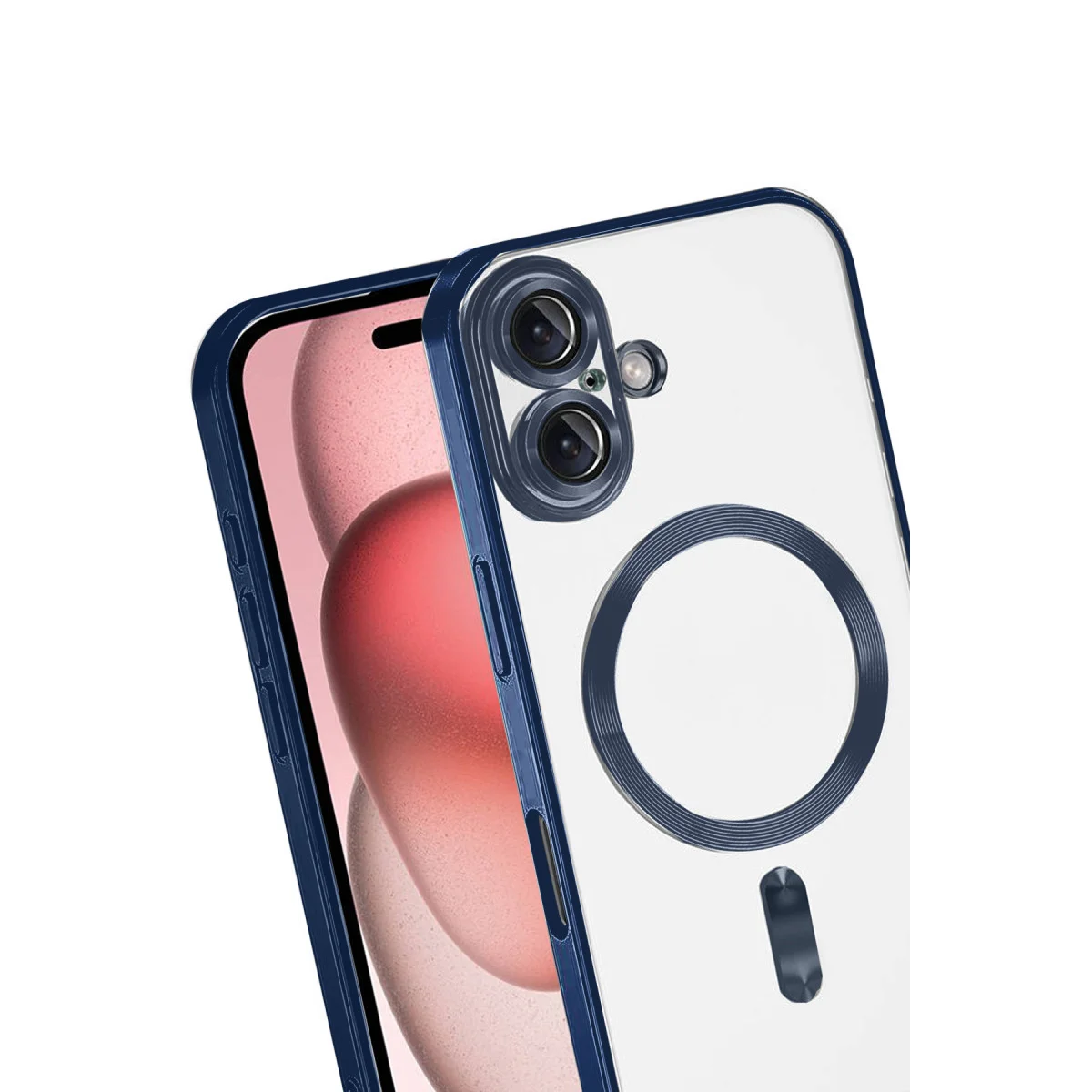 iPhone 17 Kross Magneticsafe Kapak - Lacivert, Çizilmeye Dayanıklı ve MagSafe Uyumlu