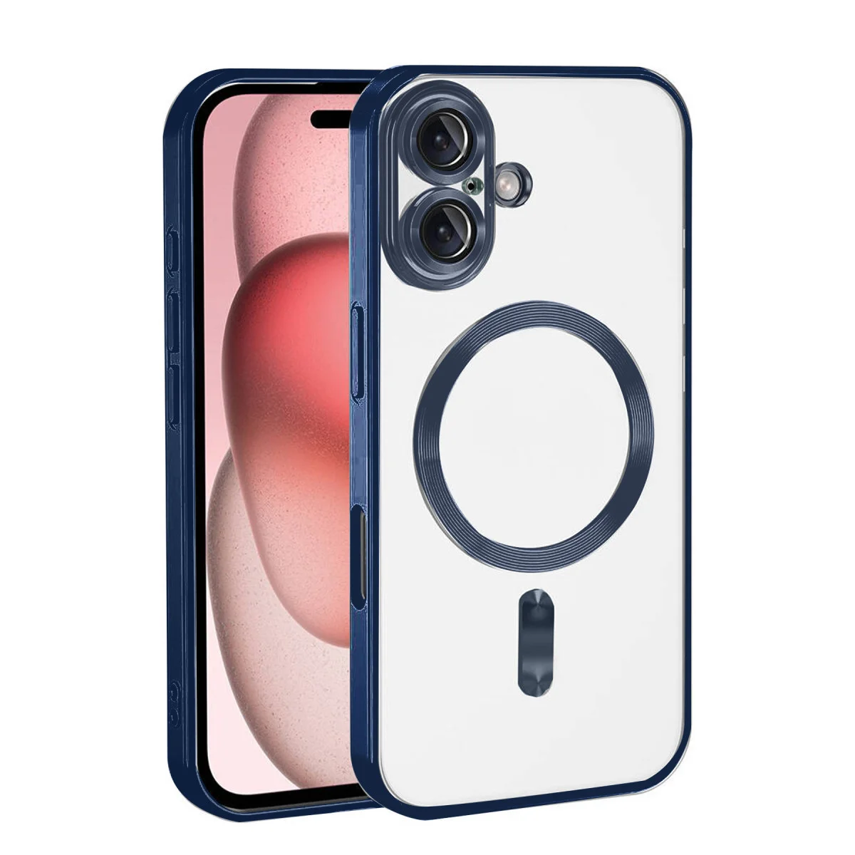 iPhone 17 Kross Magneticsafe Kapak - Lacivert, Çizilmeye Dayanıklı ve MagSafe Uyumlu