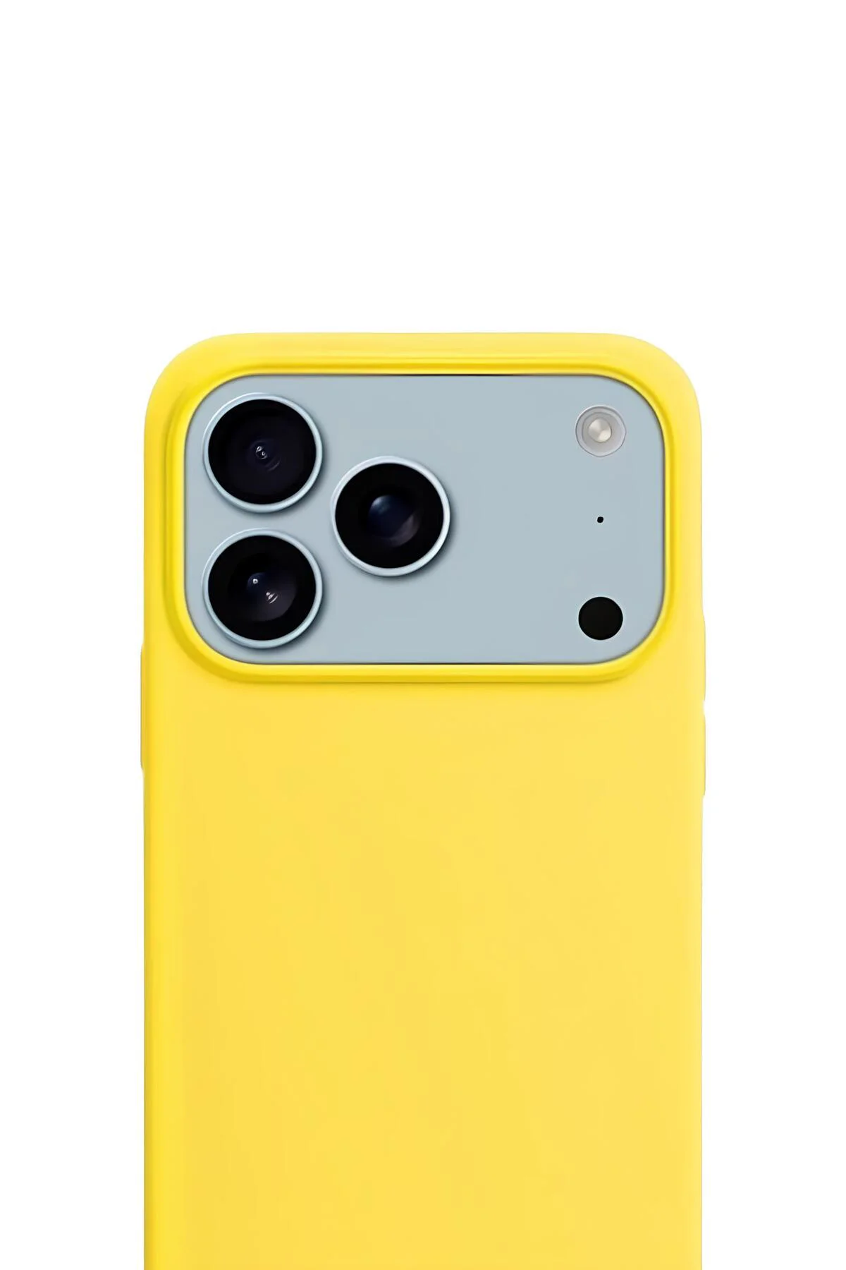 iPhone 17 Pro 6.3'' Liquid Lansman Silikon Kılıf Gri