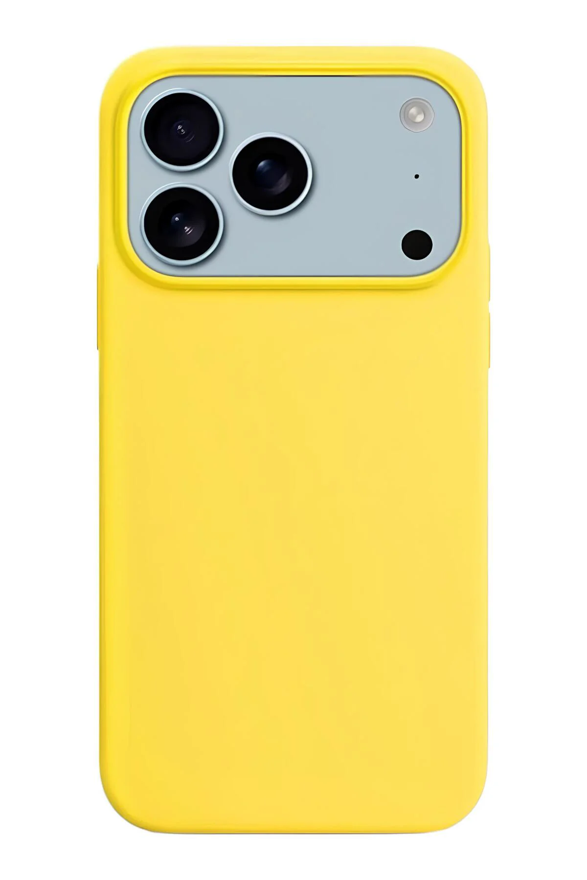 iPhone 17 Pro 6.3'' Liquid Lansman Silikon Kılıf Gri