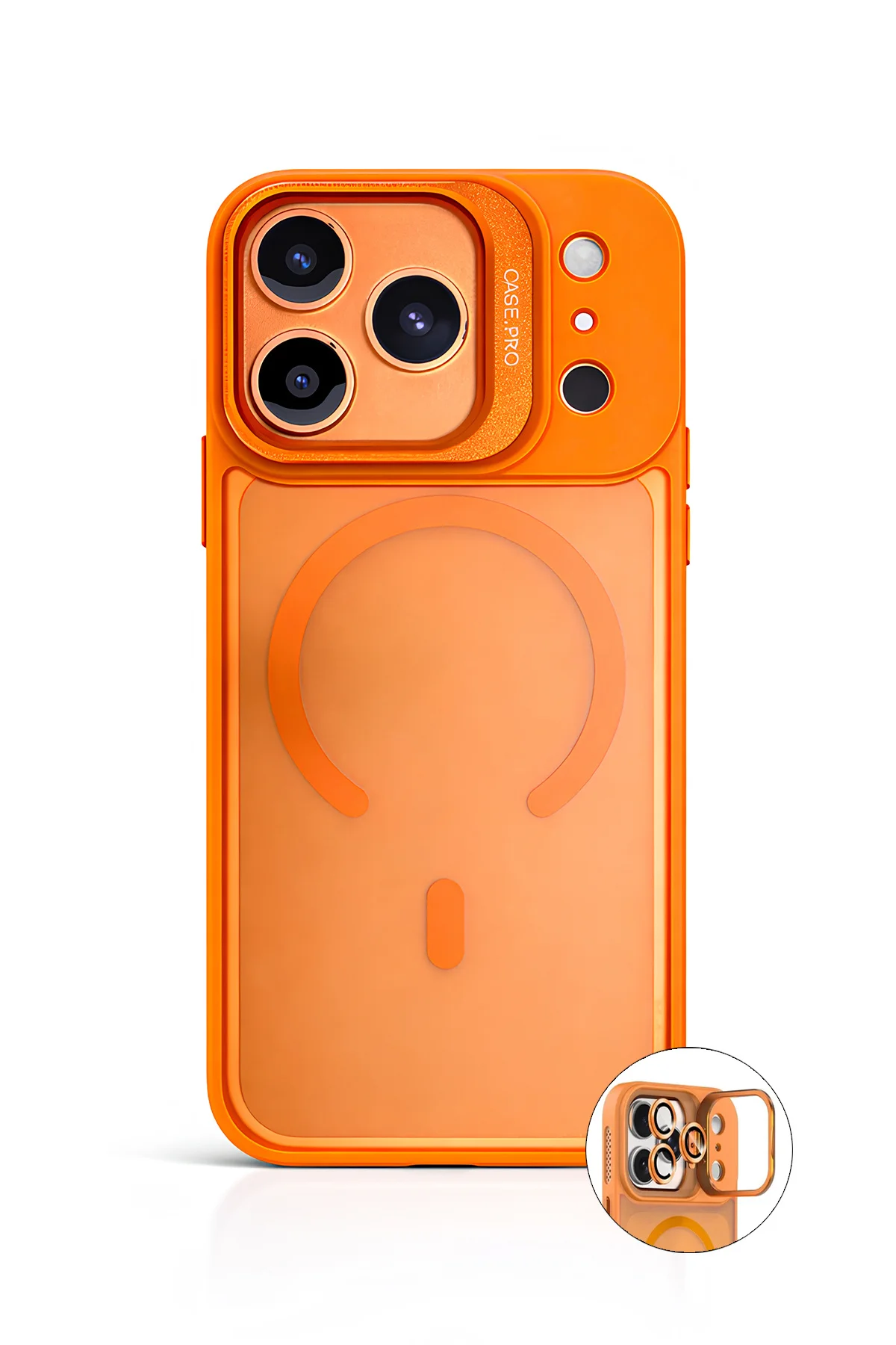 iPhone 17 Pro 6.3'' StandGuard MagSafe Kılıf + Lens Koruma Mat Si