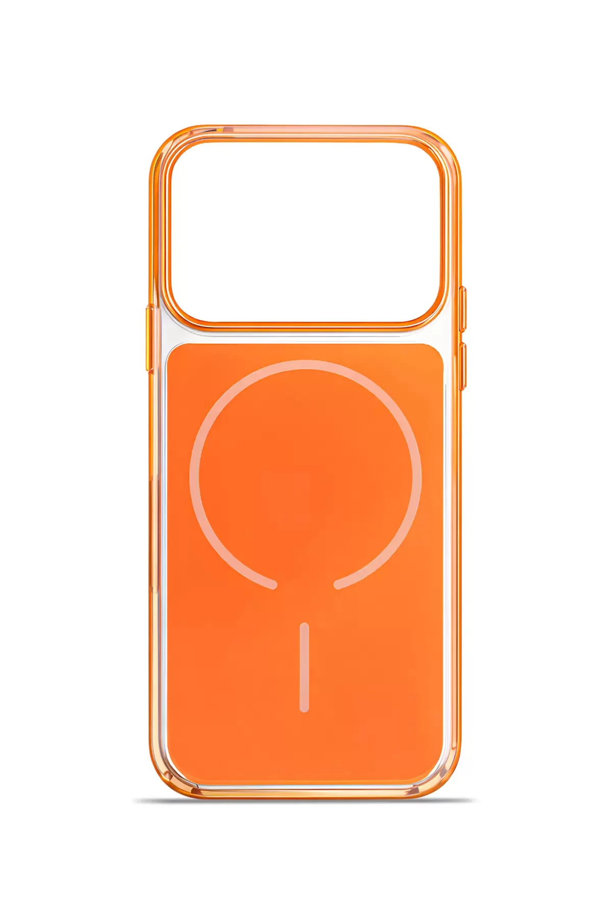 iPhone 17 Pro Crystal Edge MagSafe Çerçeveli Kılıf Blue Frame