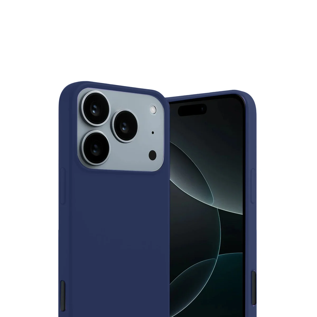 iPhone 17 Pro First Serisi Silikon Kılıf - Lacivert