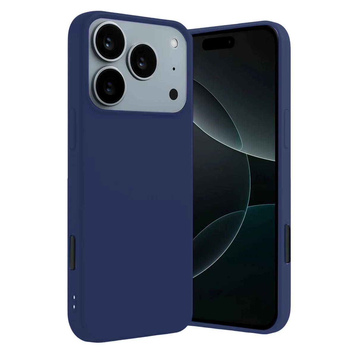 iPhone 17 Pro First Serisi Silikon Kılıf - Lacivert