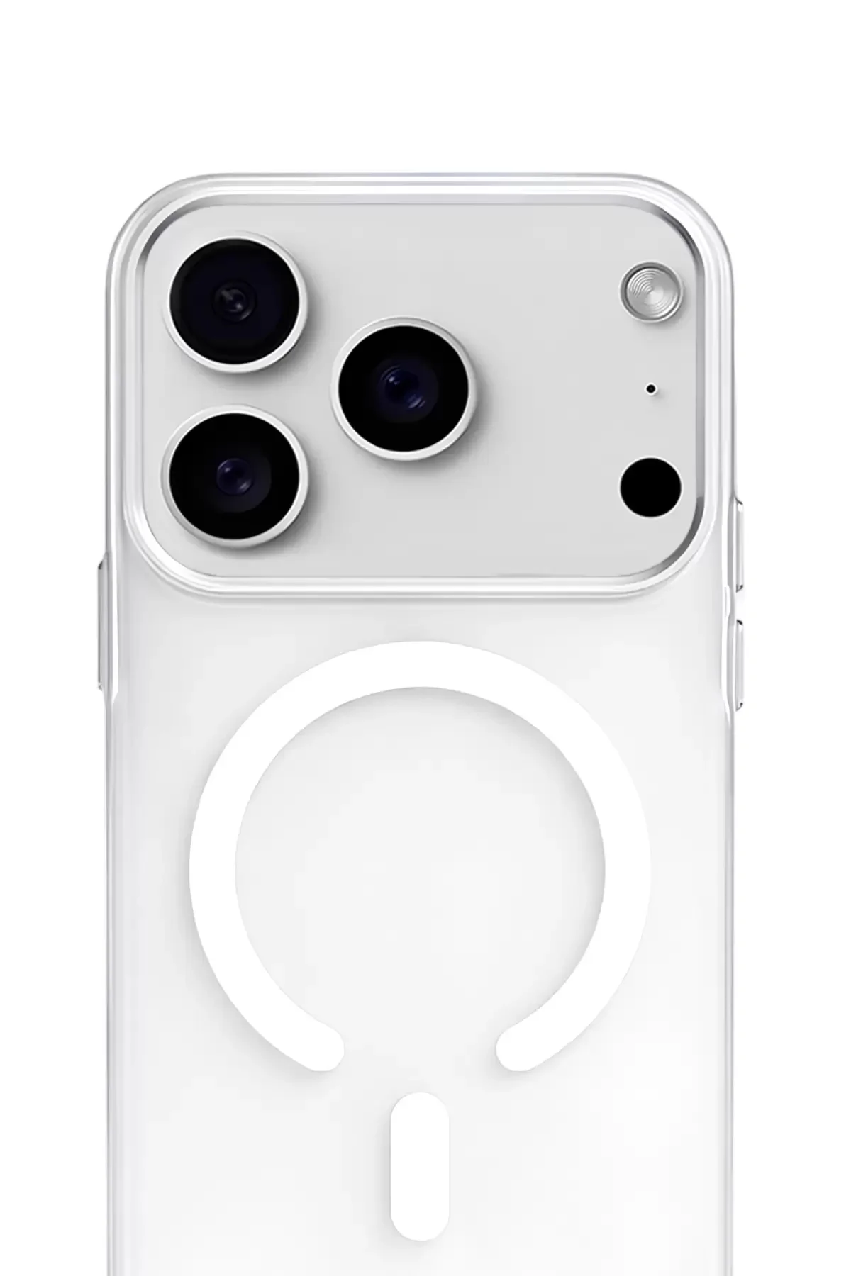 iPhone 17 Pro Frostmag Matte Armor Magsafe Kılıf Arctic Clear