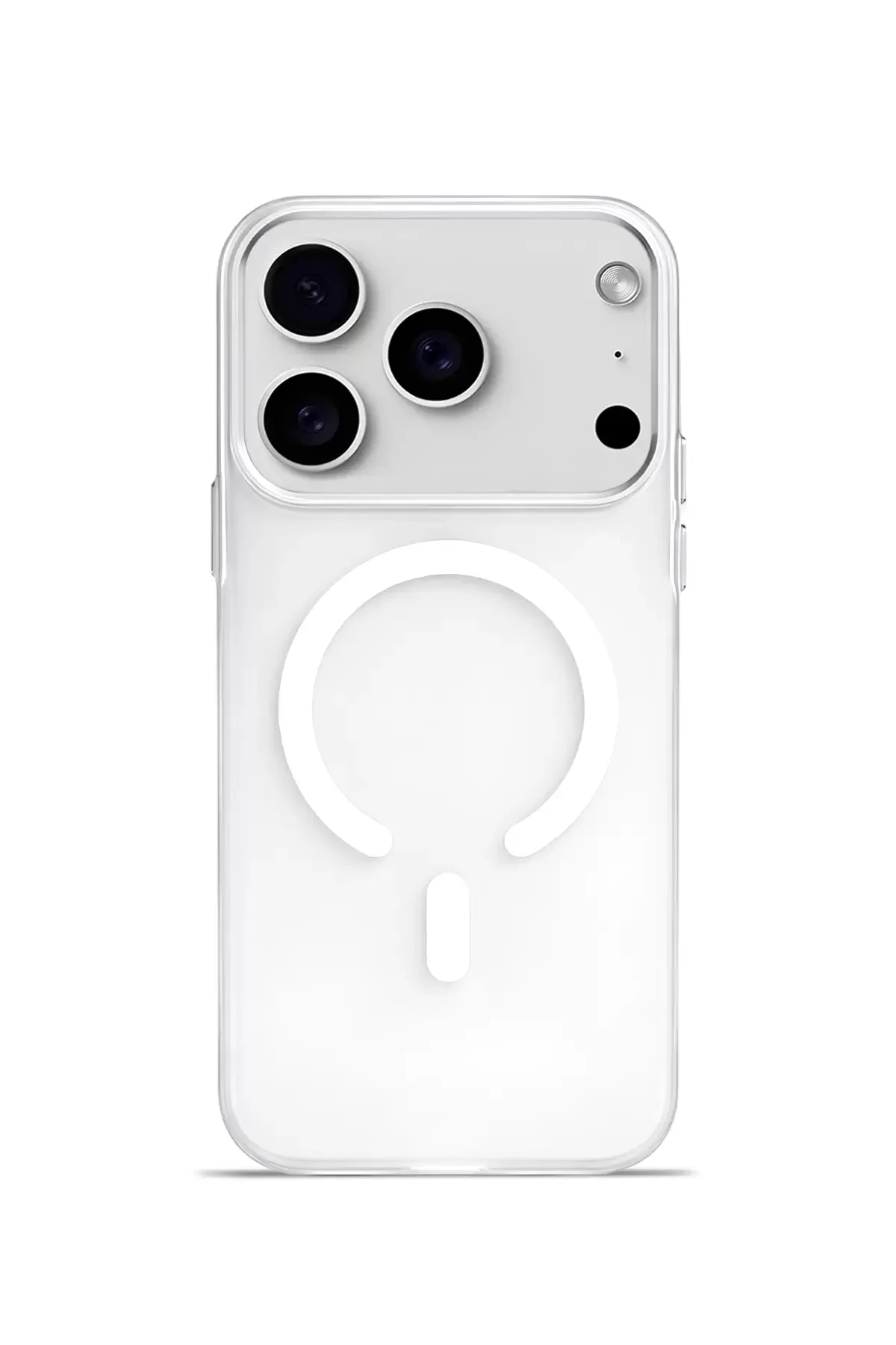 iPhone 17 Pro Frostmag Matte Armor Magsafe Kılıf Arctic Clear