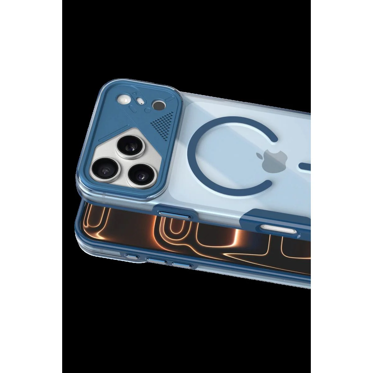 iPhone 17 Pro ile Uyumlu Zinko MagSafe Kılıf - Lacivert Şeffaf Premium Fiyatı, Yorumları ve Özellikleri