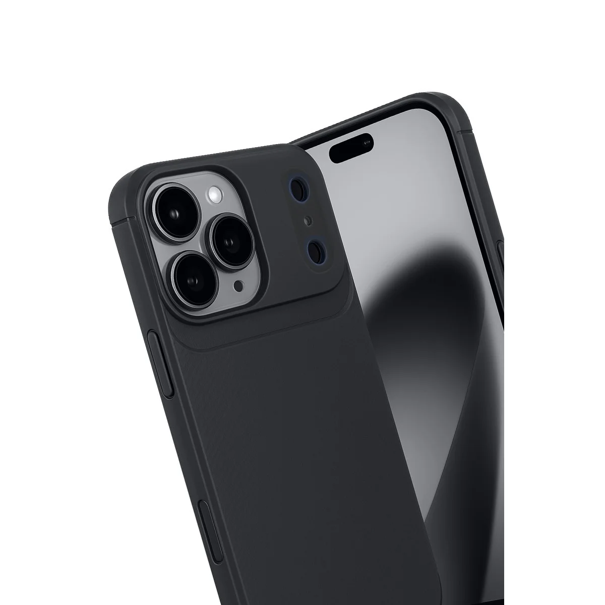 iPhone 17 Pro Max Auto Focus Karbon Kapak Siyah - Maksimum Koruma ve Stil