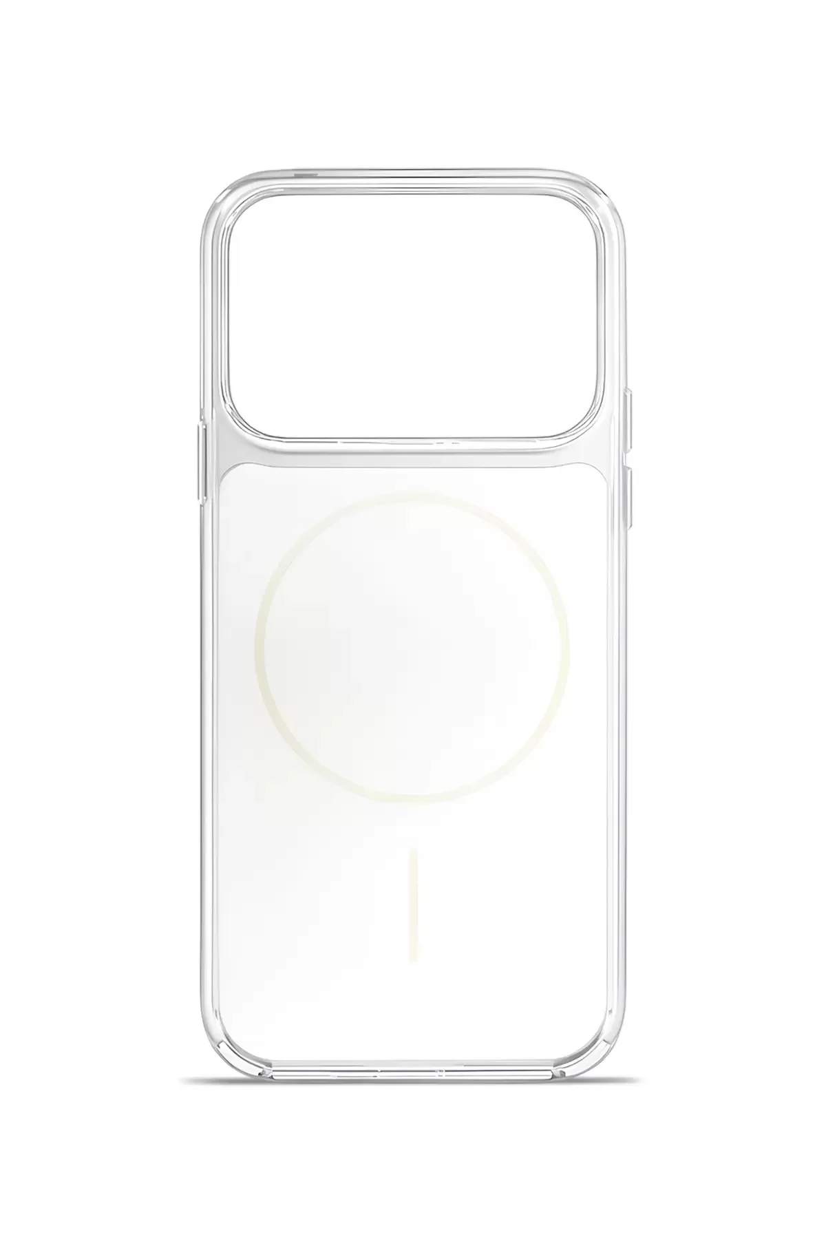 iPhone 17 Pro Max Crystal Edge MagSafe Çerçeveli Kılıf Clear