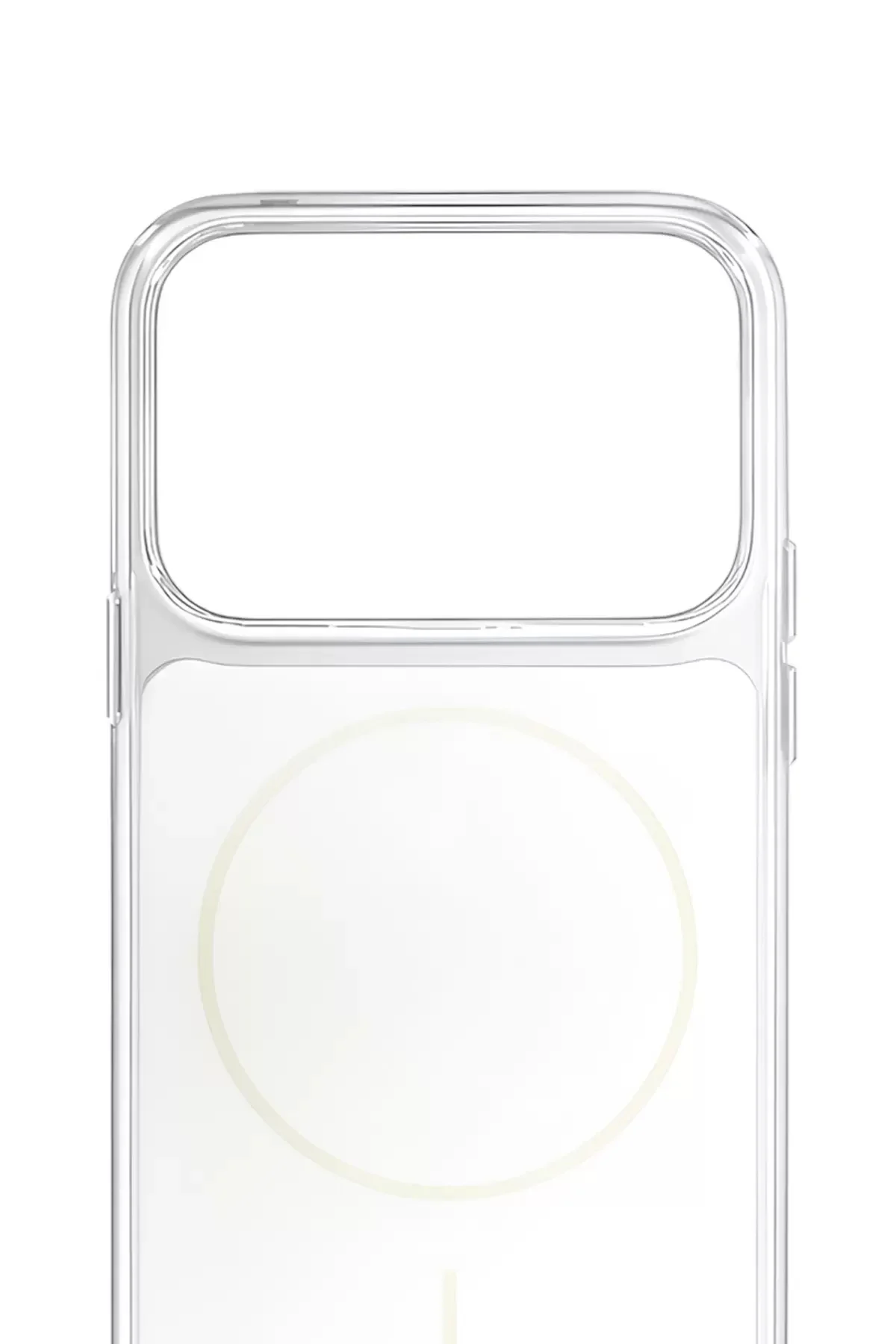 iPhone 17 Pro Max Crystal Edge MagSafe Çerçeveli Kılıf Clear