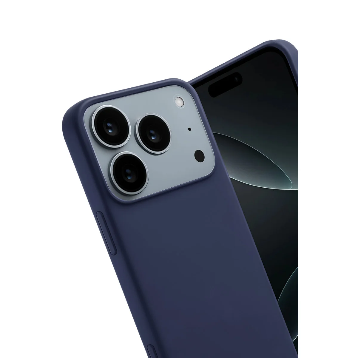 iPhone 17 Pro Max First Serisi Silikon Kılıf - Lacivert, Ultra İnce ve Şık Koruma