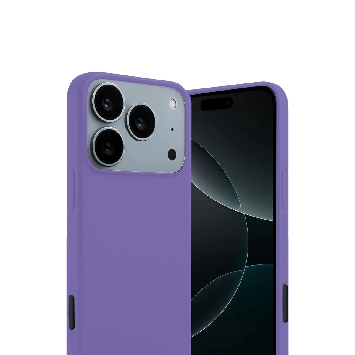 iPhone 17 Pro Max First Silikon Kılıf - Lila
