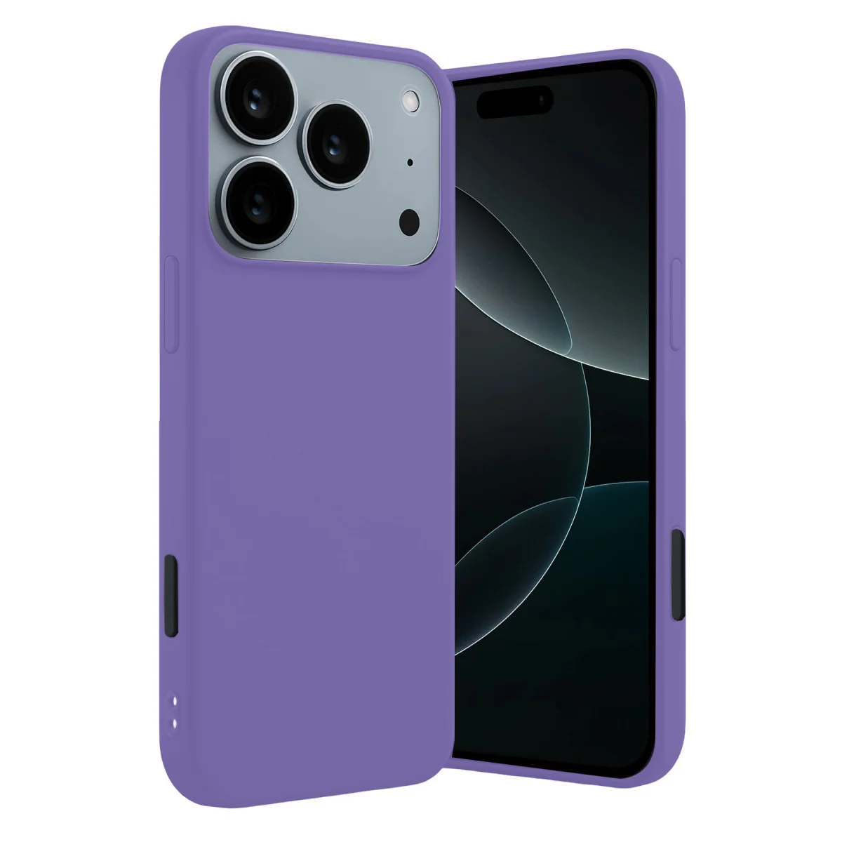 iPhone 17 Pro Max First Silikon Kılıf - Lila