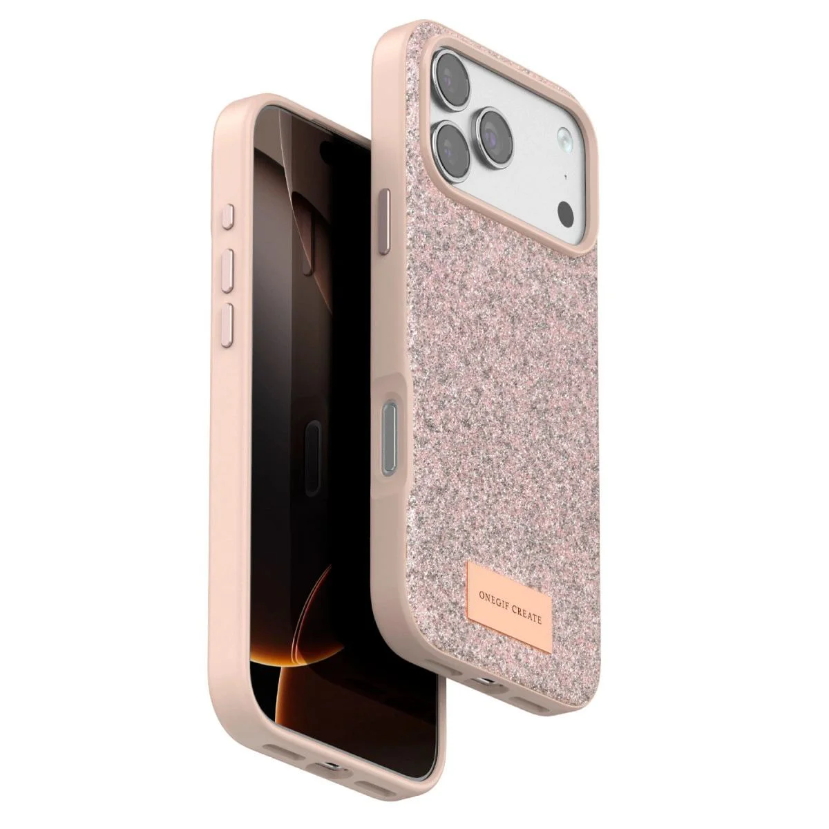 iPhone 17 Pro Max ile Uyumlu Simli Boncuklu Kapak - Pembe Fiyatı, Yorumları ve Özellikleri