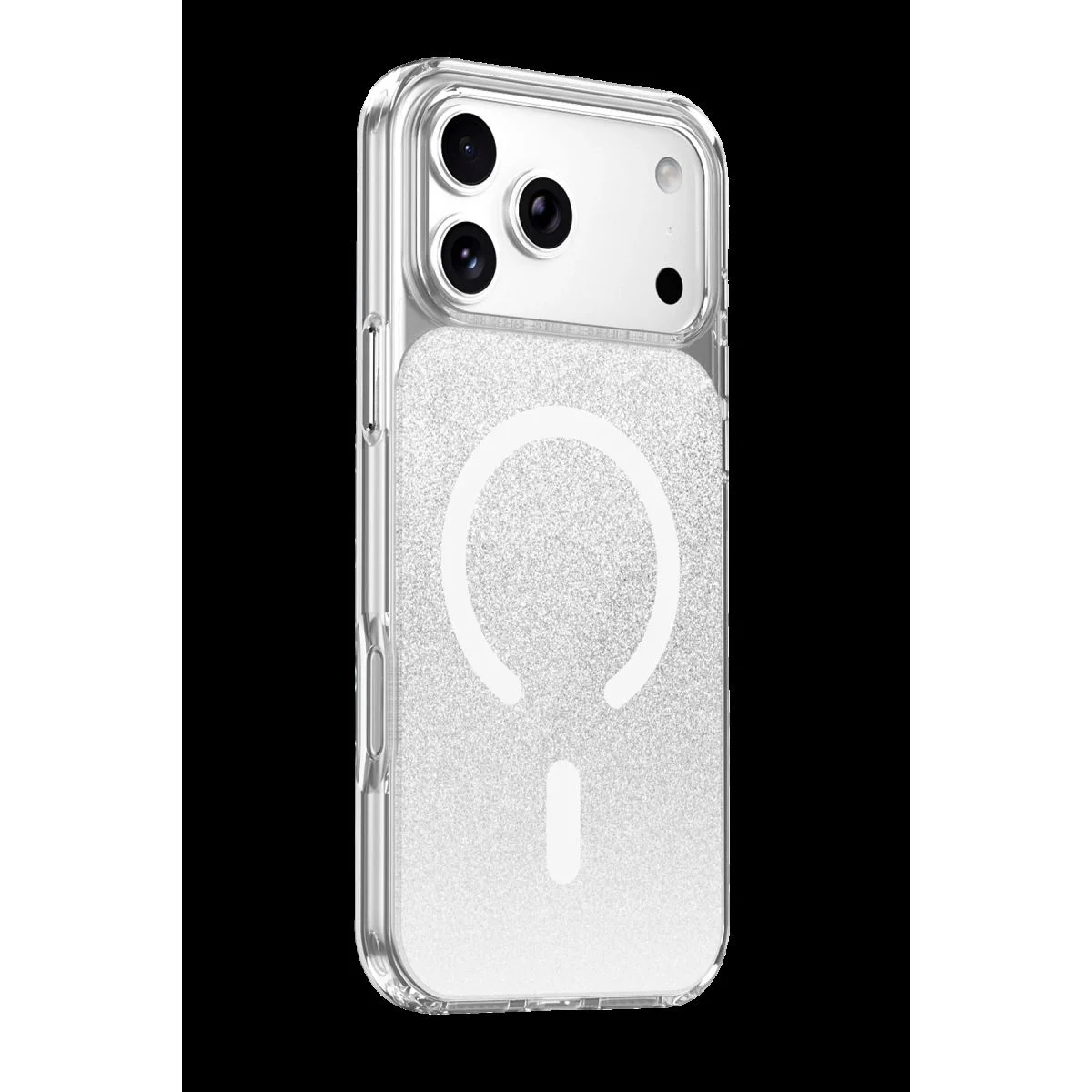 iPhone 17 Pro Max ile Uyumlu Sora Simli MagSafe Kılıf - Beyaz Kristal Şeffaf iPhone 17 Pro Max ile Uyumlu Sora Simli MagSafe Kılıf - Beyaz Kristal Şeffaf