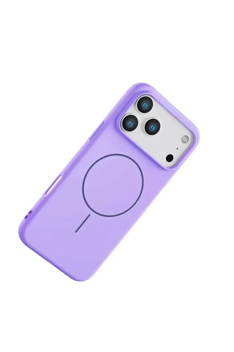 iPhone 17 Pro Max ile Uyumlu Jully MagSafe Kılıf - Lila