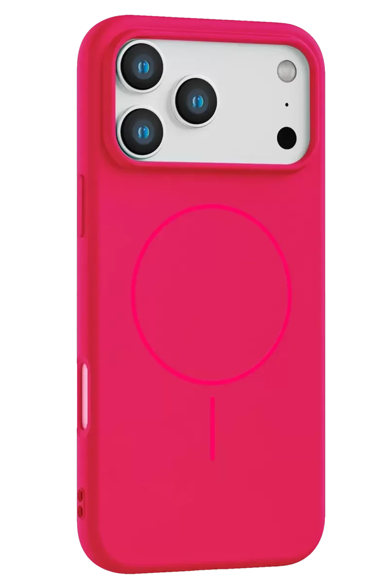 iPhone 17 Pro Max ile Uyumlu Jully MagSafe Kılıf - Pembe