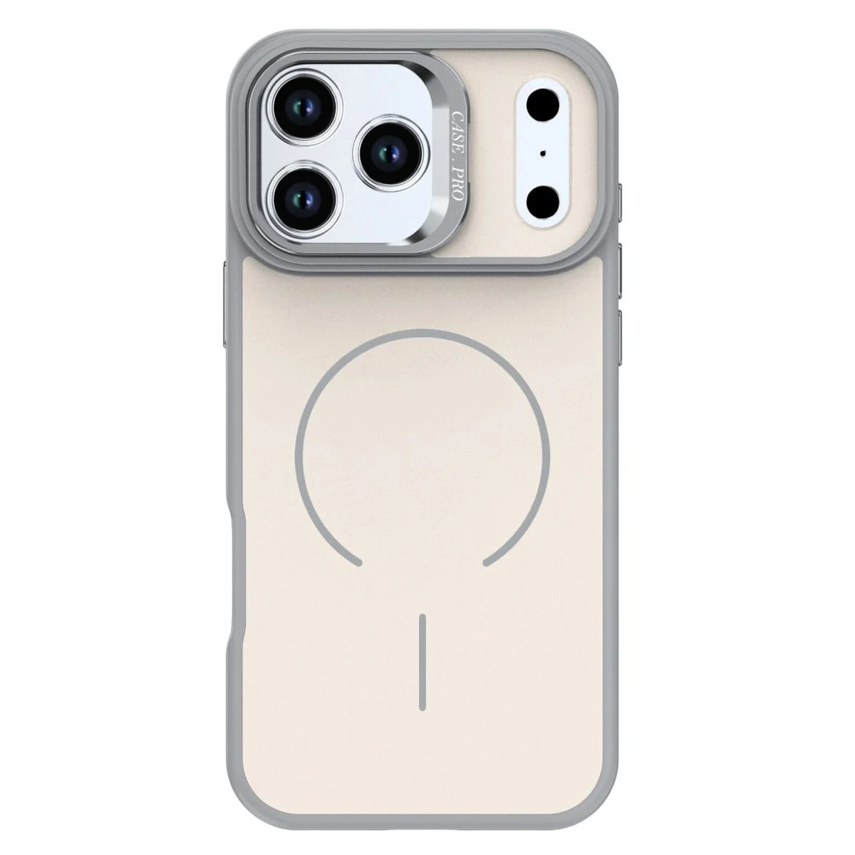iPhone 17 Pro Max ile Uyumlu Flexa MagSafe Kılıf - Beyaz, Manyetik Şarj Destekli