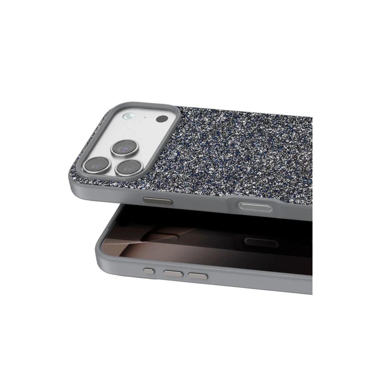 iPhone 17 Pro Max ile Uyumlu Bright Simli Kapak - Gümüş Boncuk İşlemeli Fiyatı, Yorumları ve Özellikleri