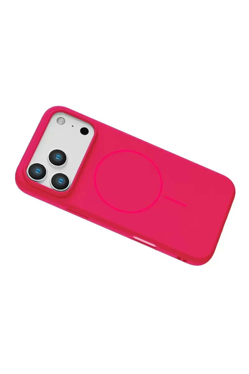 iPhone 17 Pro Max ile Uyumlu Jully MagSafe Kılıf - Pembe