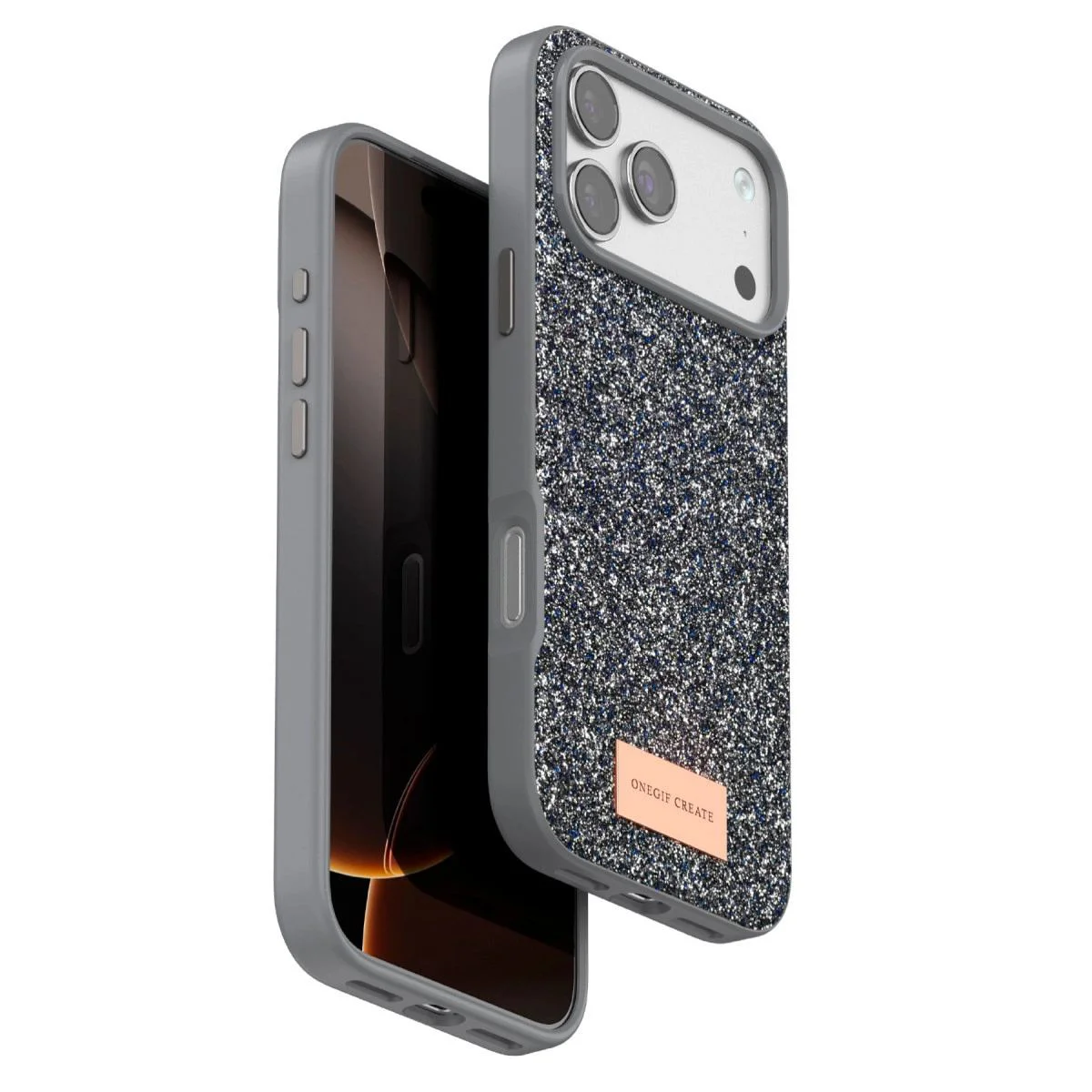 iPhone 17 Pro Max ile Uyumlu Bright Simli Kapak - Gümüş Boncuk İşlemeli Fiyatı, Yorumları ve Özellikleri