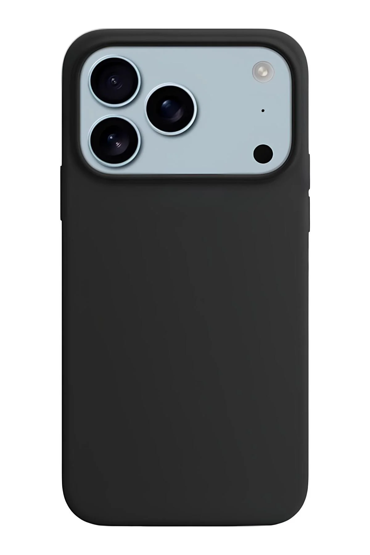 iPhone 17 Pro Max Liquid Lansman Silikon Kılıf Mat Siyah iPhone 17 Pro Max Liquid Lansman Silikon Kılıf Mat Siyah