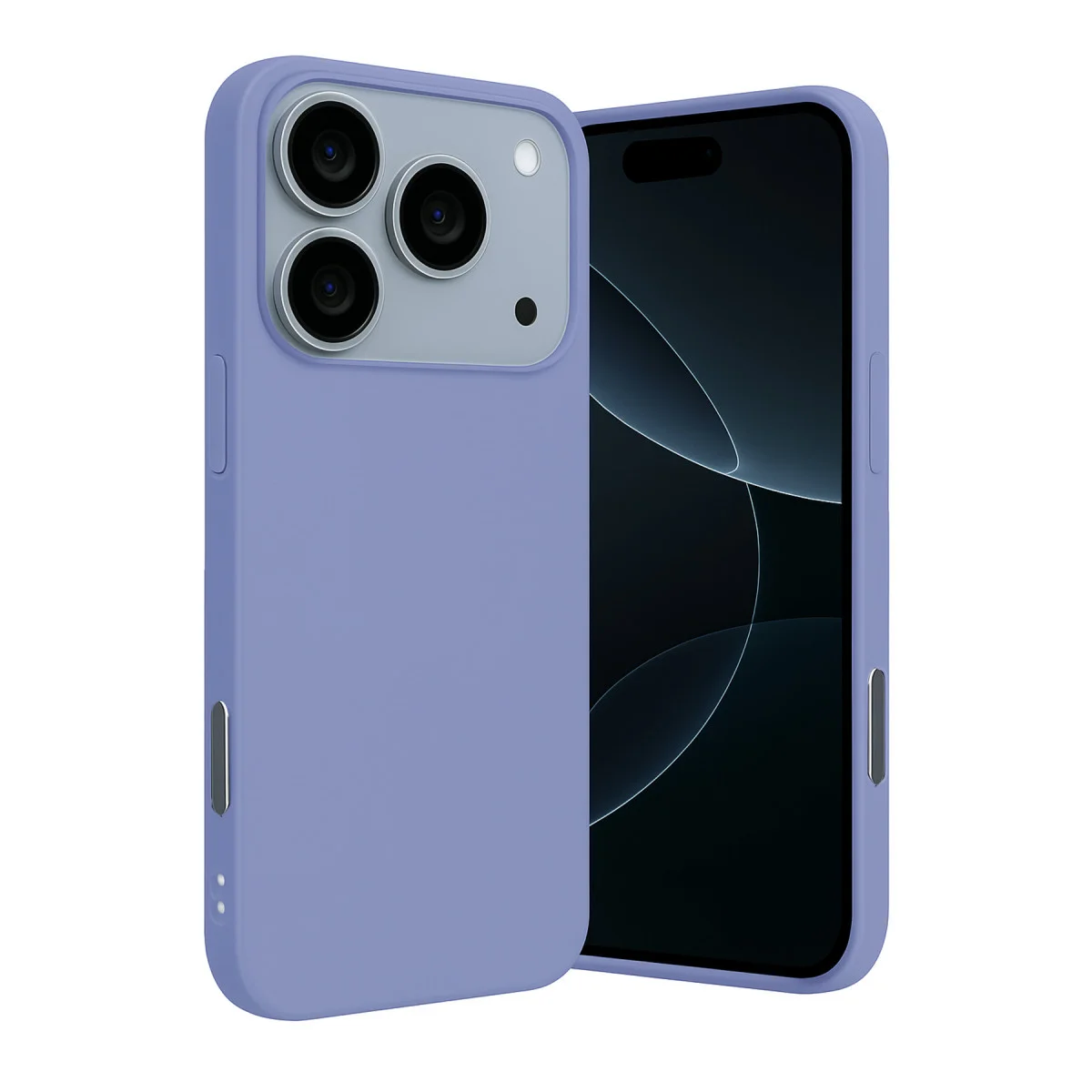 iPhone 17 Pro Max Lila Nano İçi Kadife Silikon Kılıf - Süper Koruma ve Şıklık