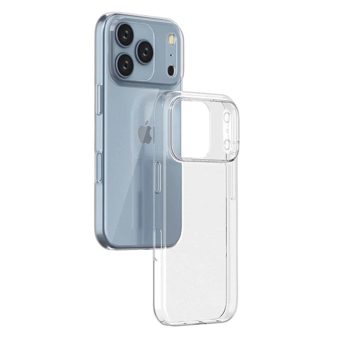 iPhone 17 Pro Max Lüx Şeffaf Silikon Kılıf - Pürüzsüz Estetik ve Mükemmel Koruma