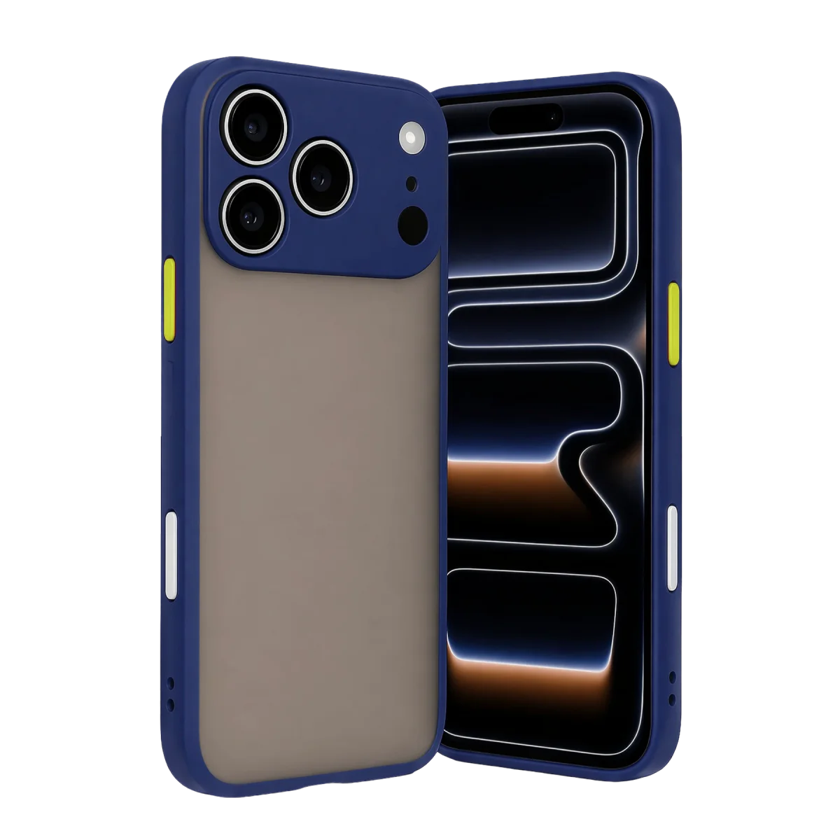 iPhone 17 Pro Max Montreal Kılıf - Kamera Korumalı Silikon Lacivert