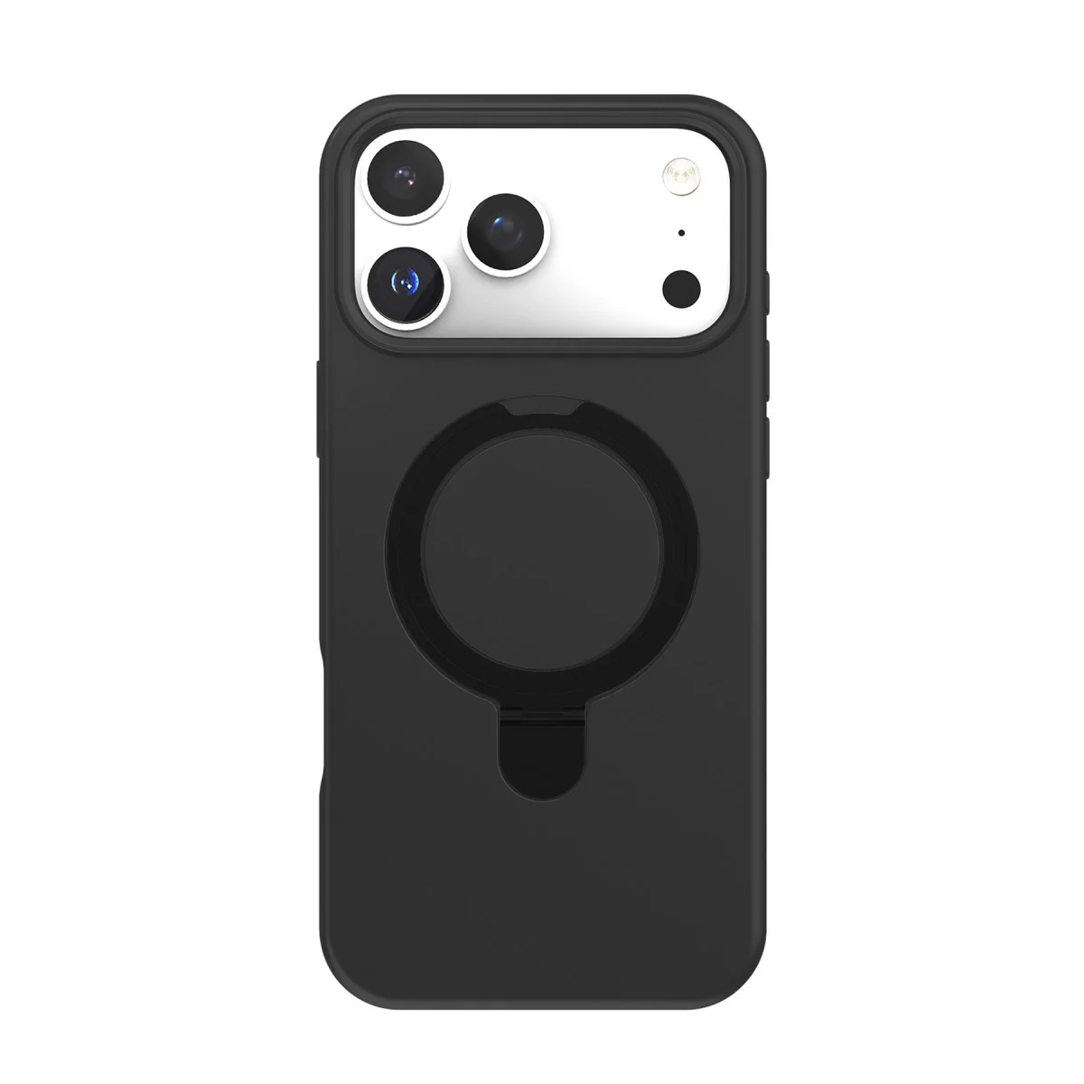 iPhone 17 Pro Max Regal Magsafe Standlı Kapak - Siyah Kılıf