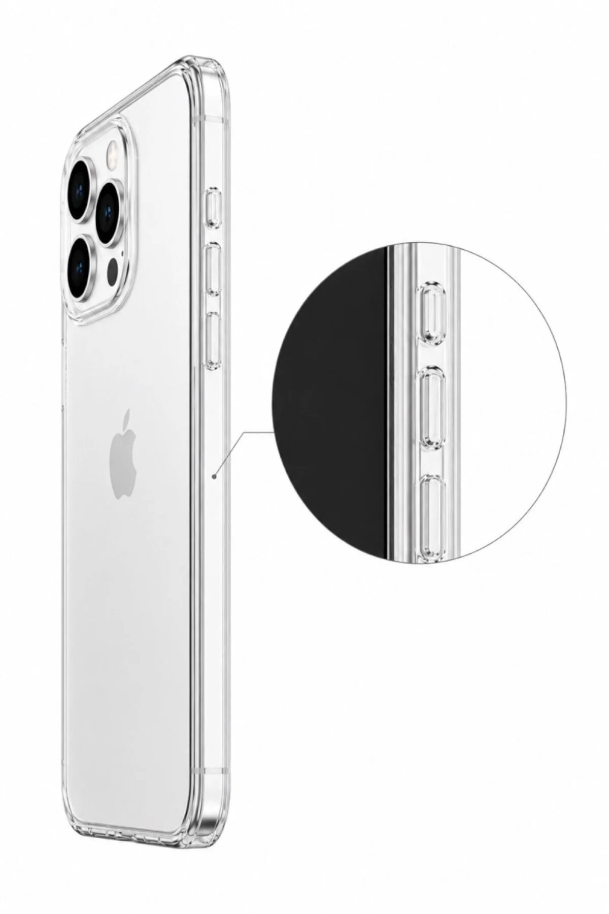 iPhone 17 Pro Max Şeffaf Mika Sararmaz Sert Kılıf