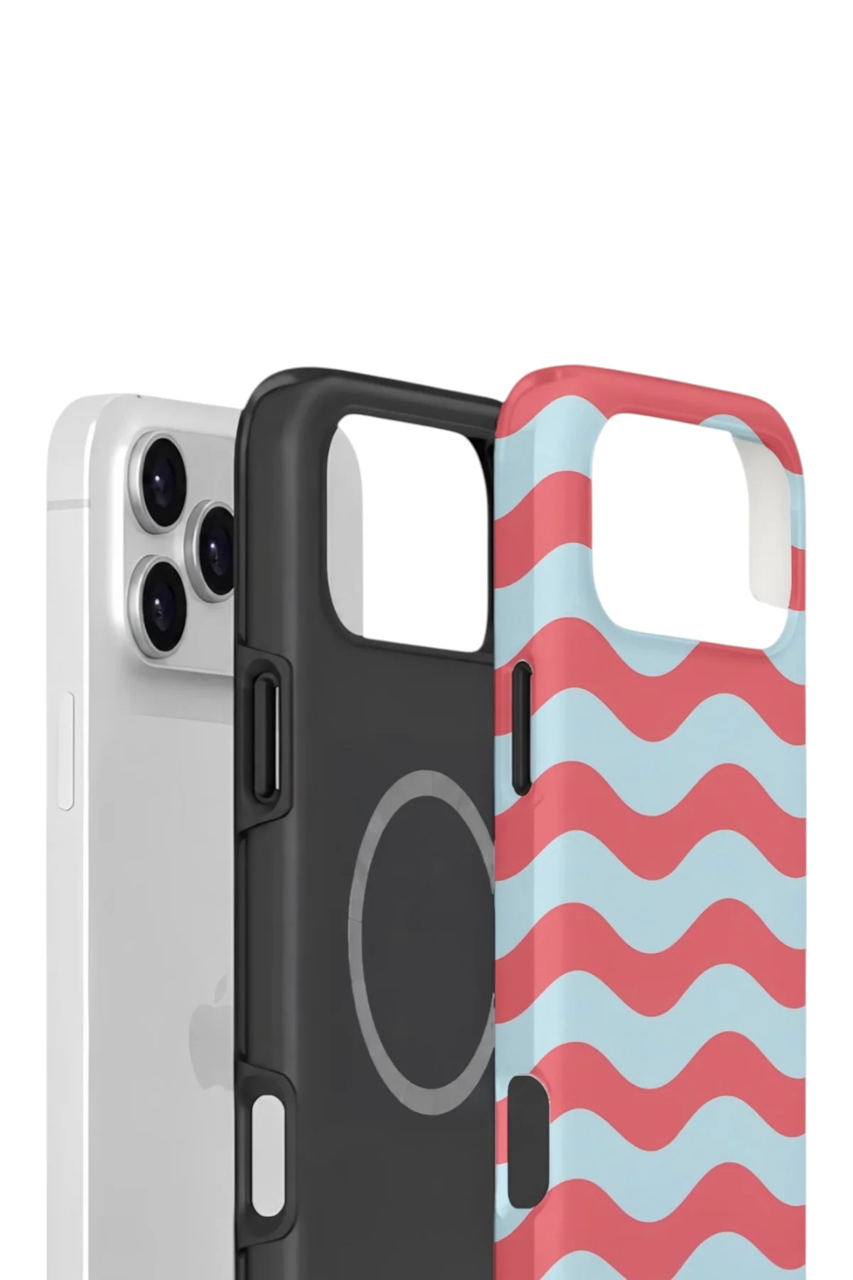 iPhone 17 Pro Max Vorian Çift Katmanlı MagSafe Kılıf Retro Wave Candy