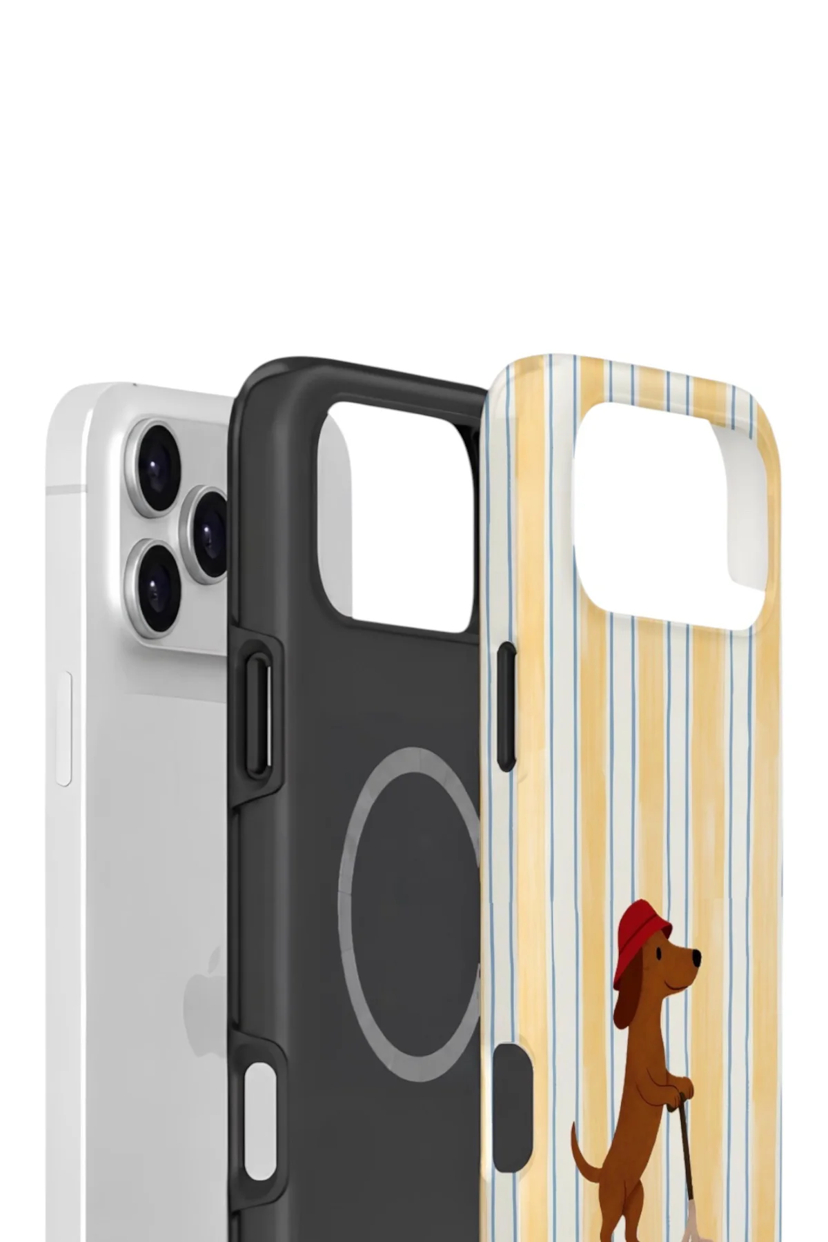 iPhone 17 Pro Max Vorian Çift Katmanlı MagSafe Kılıf Dachshund Riviera