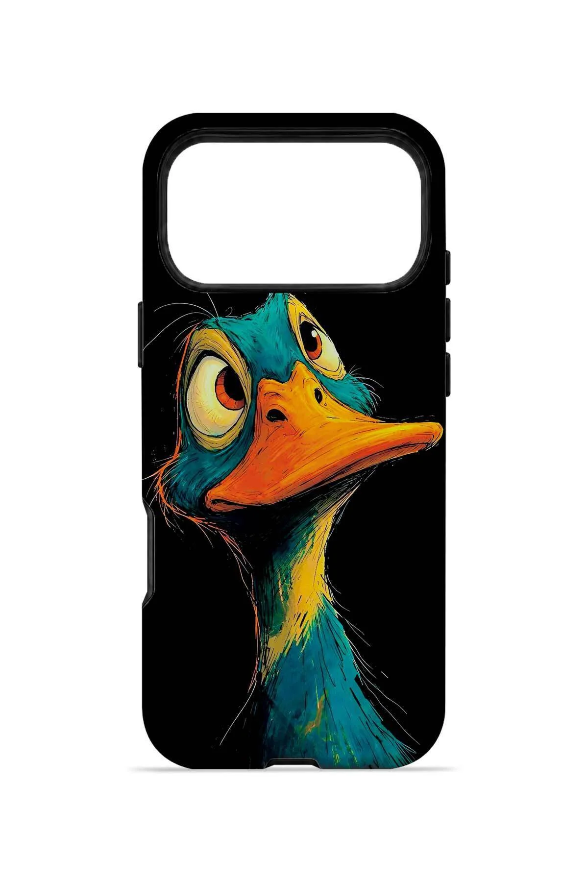 iPhone 17 Pro Max Vorian Çift Katmanlı Neon Ördekli Kılıf iPhone 17 Pro Max Vorian Çift Katmanlı Neon Ördekli Kılıf - Görsel 4