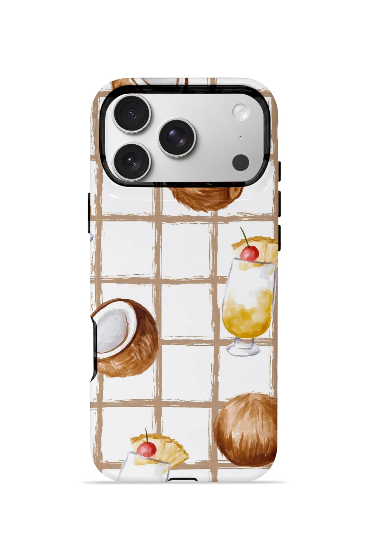 iPhone 17 Pro Max Vorian Çift Katmanlı MagSafe Kılıf Coconut Cabana
