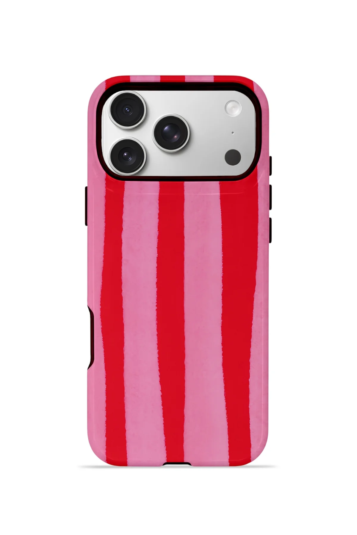 iPhone 17 Pro Max Vorian Yough Kılıf Raspberry Bold Stripe