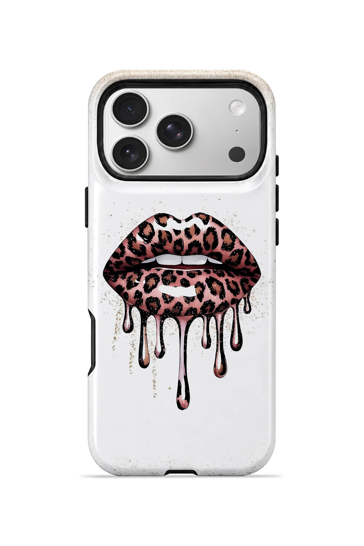 iPhone 17 Pro Max Vorian MagSafe Çift Katmanlı Damlayan Leopar Dudak Kılıf iPhone 17 Pro Max Vorian MagSafe Çift Katmanlı Damlayan Leopar Dudak Kılıf