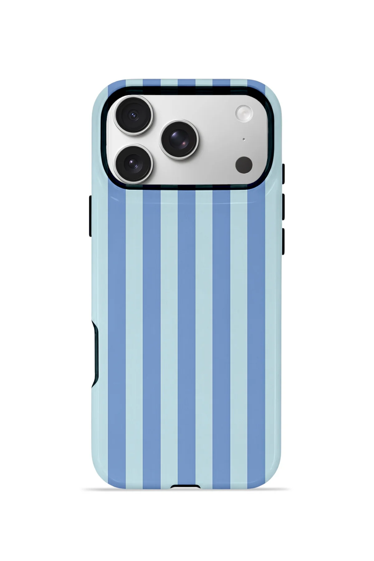 iPhone 17 Pro Max Vorian Çift Katmanlı MagSafe Kılıf Blue Gelato Stripe