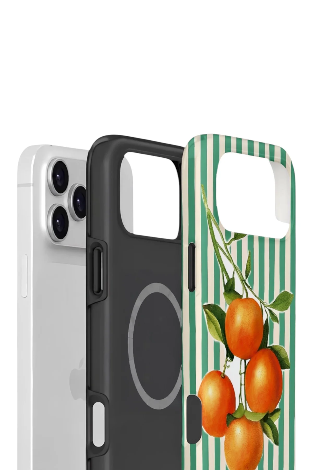 iPhone 17 Pro Max Vorian Çift Katmanlı MagSafe Kılıf Italian Orange Orchard