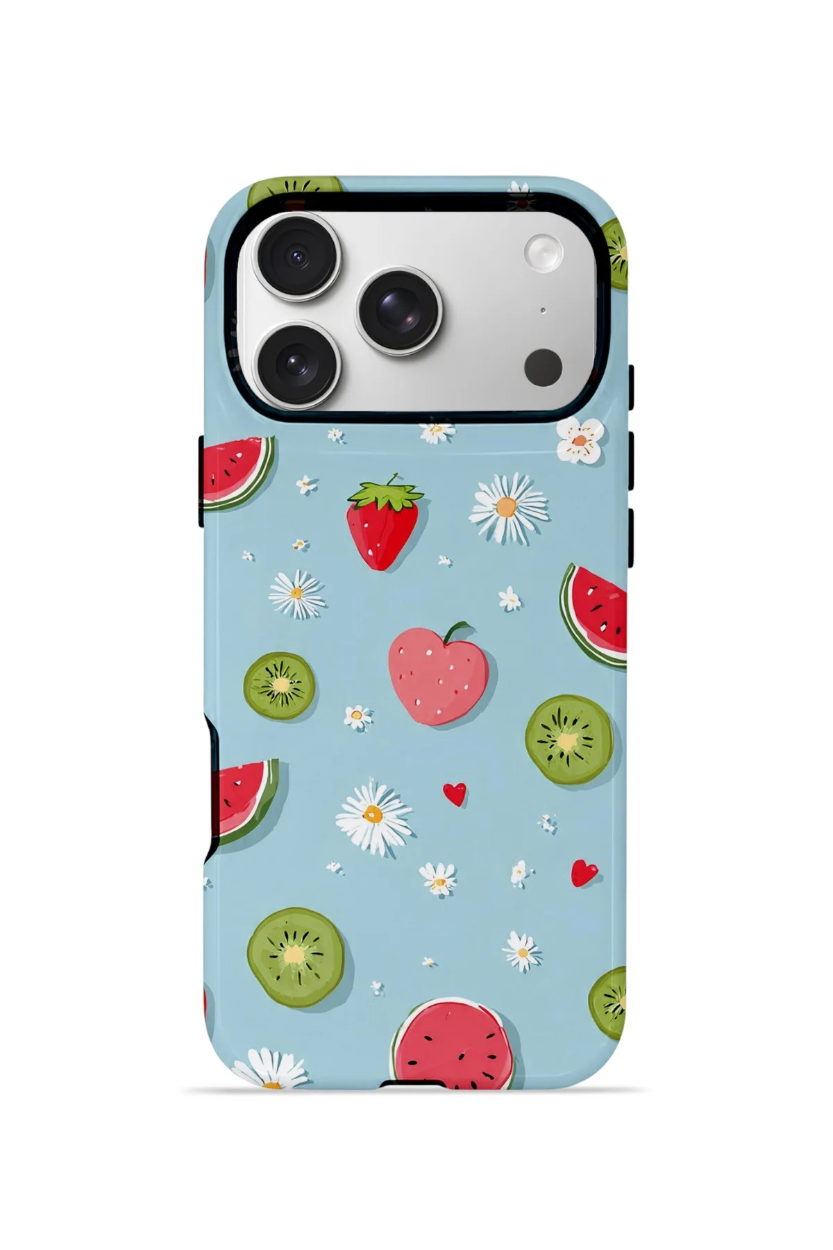 iPhone 17 Pro Max Vorian Çift Katmanlı MagSafe Kılıf Fruit Confetti Sky