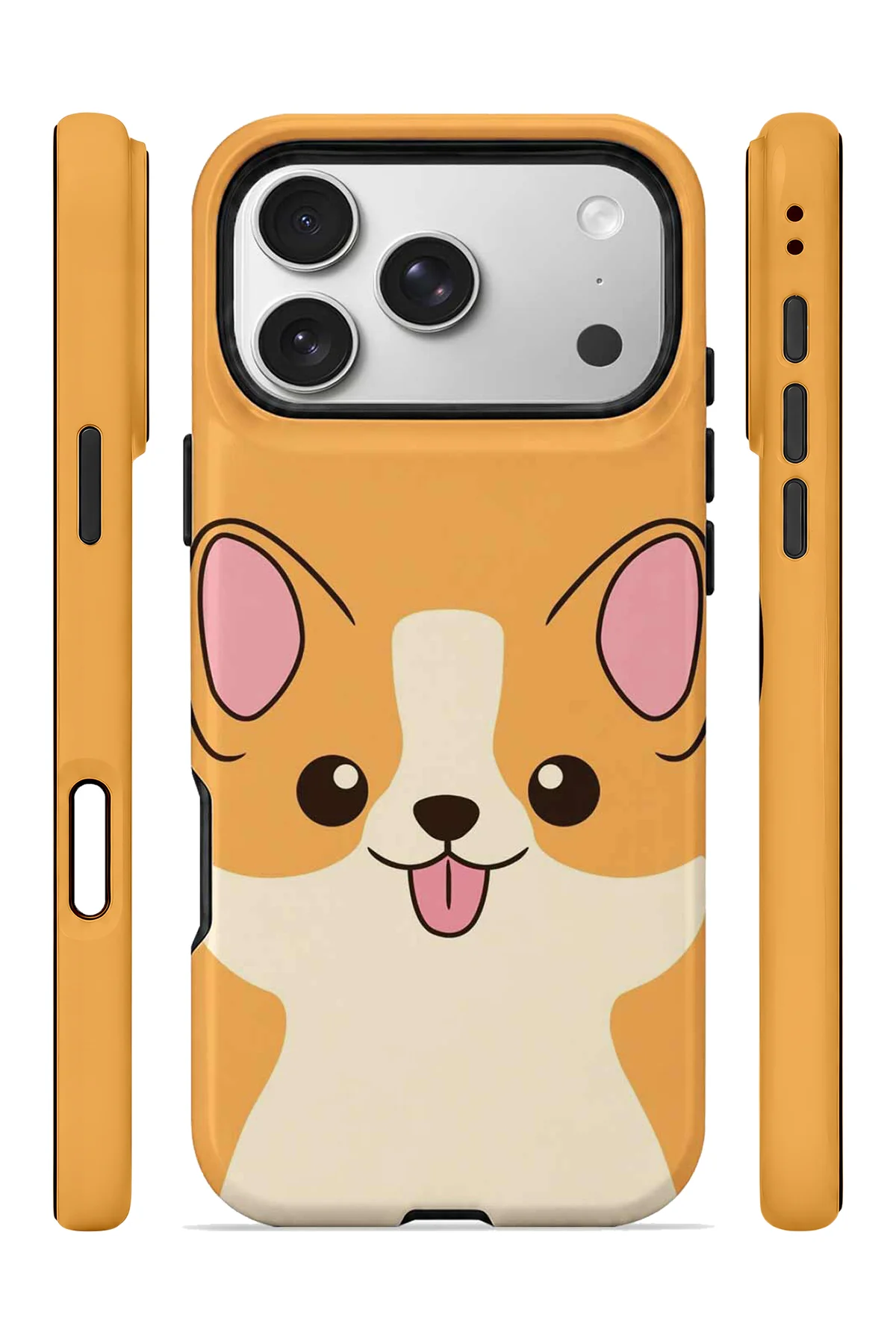 iPhone 17 Pro Max Vorian Çift Katmanlı Corgili Kılıf - Görsel 3