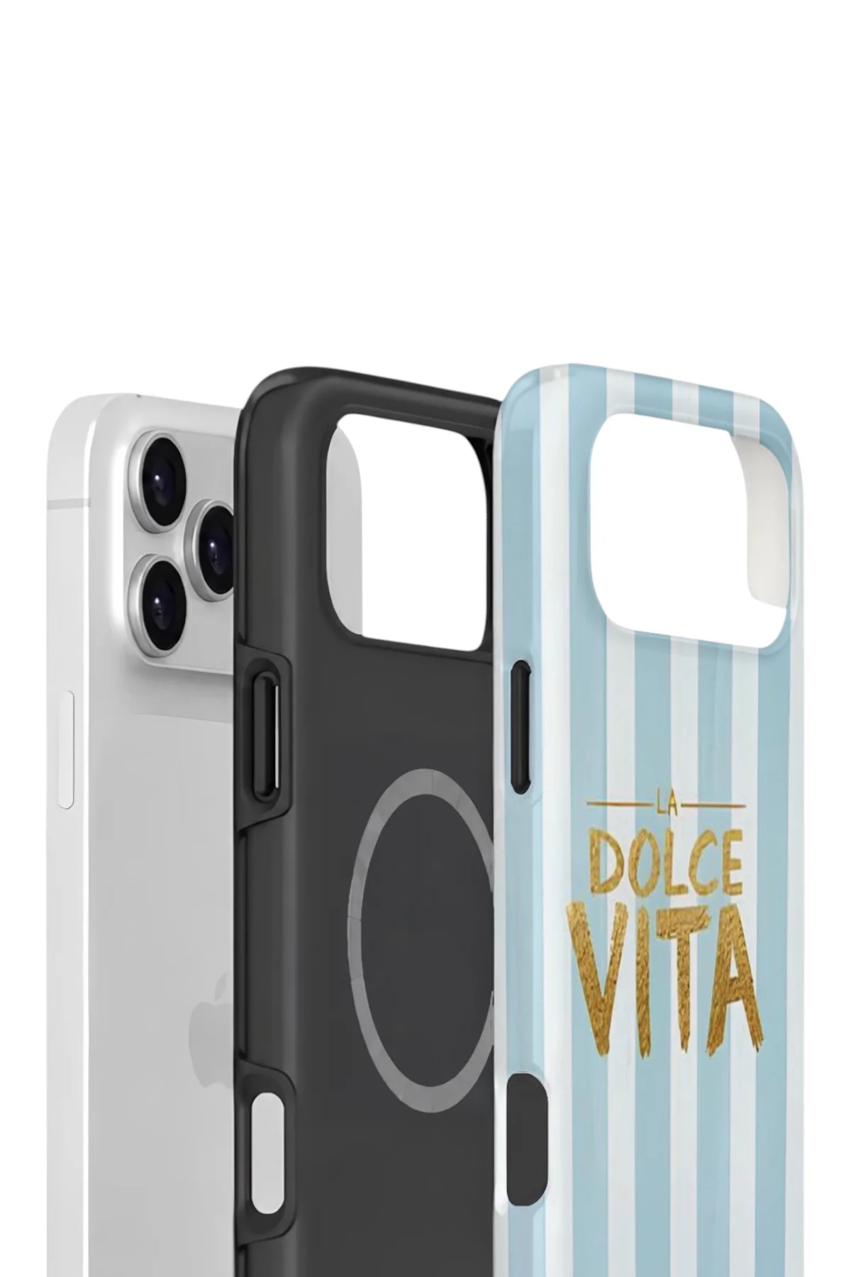 iPhone 17 Pro Max Vorian Çift Katmanlı MagSafe Kılıf La Dolce Vita Blue