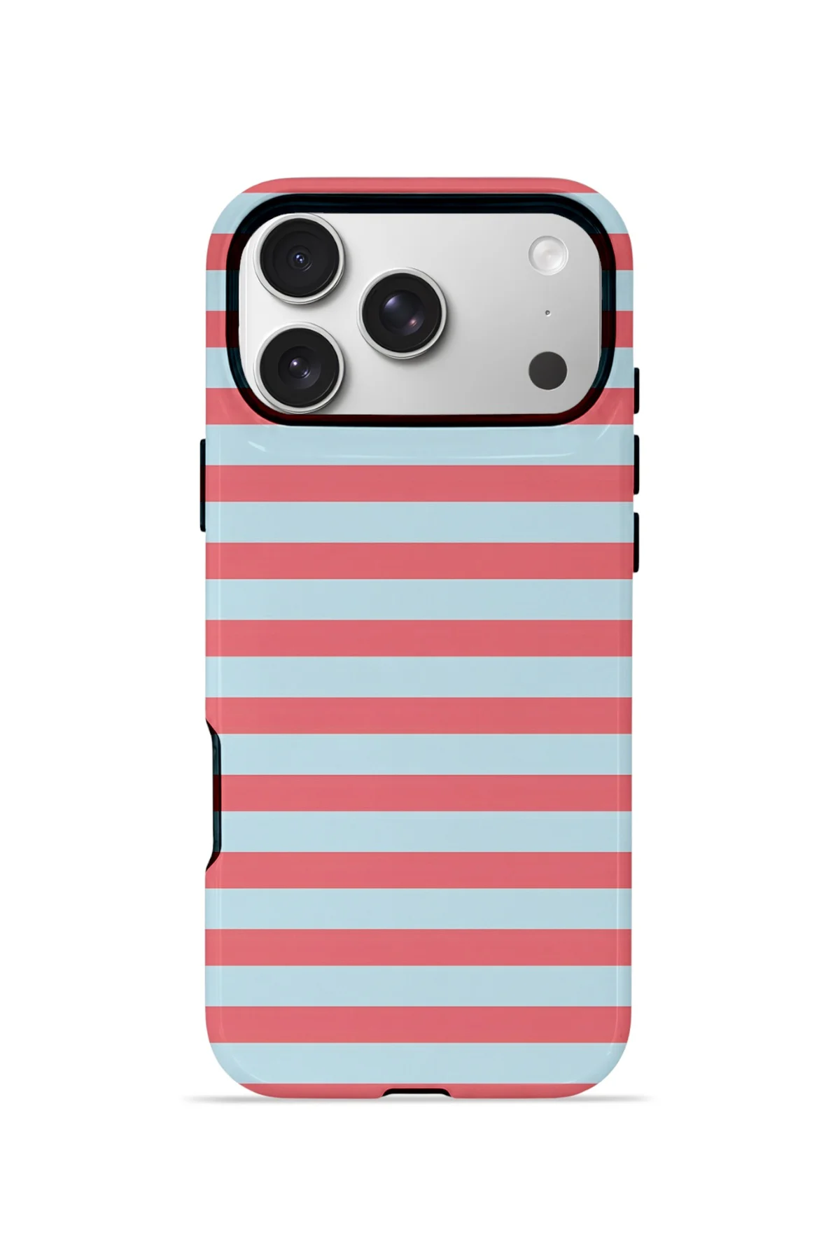 iPhone 17 Pro Max Vorian Çift Katmanlı MagSafe Kılıf Candy Horizon Stripe