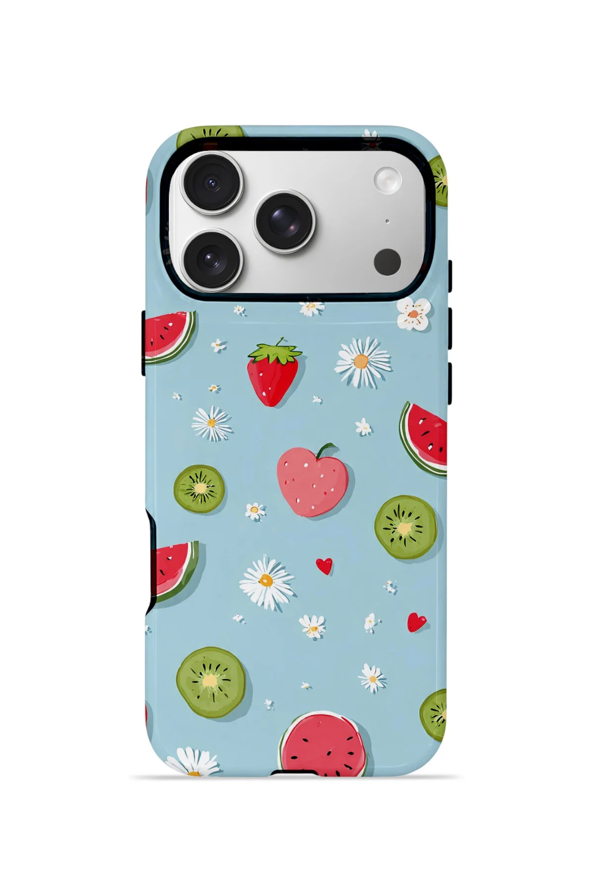 iPhone 17 Pro Max Vorian Çift Katmanlı MagSafe Kılıf Fruit Confetti Sky