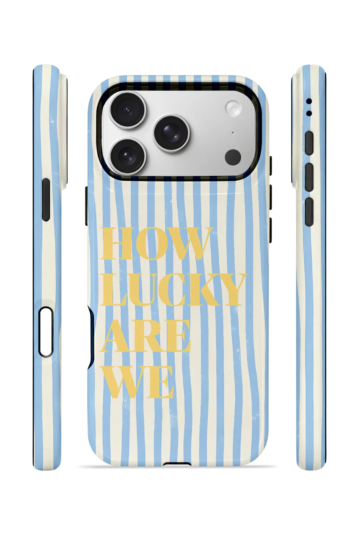 iPhone 17 Pro Max Vorian Çift Katmanlı MagSafe Kılıf Lucky Summer Stripe