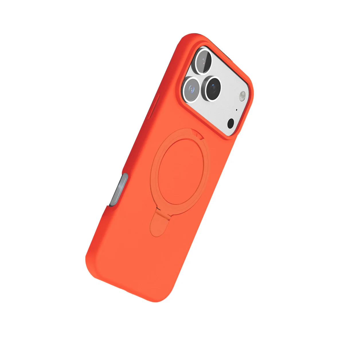 iPhone 17 Pro Regal Magsafe Standlı Kapak - Turuncu